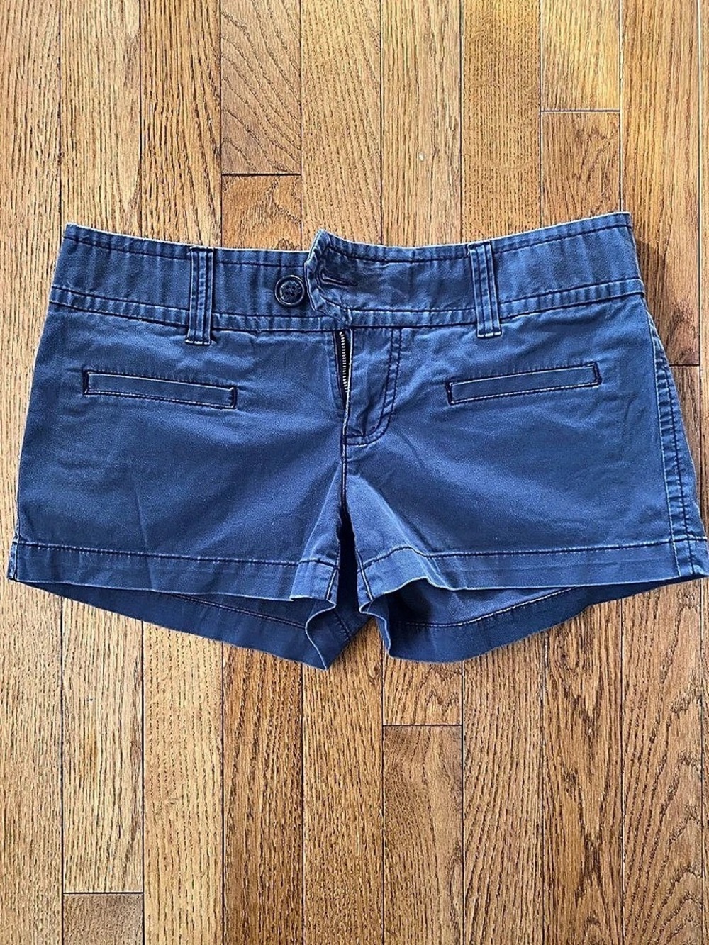 American Eagle Outfitters Cargo Shorts in Blue Size 2
